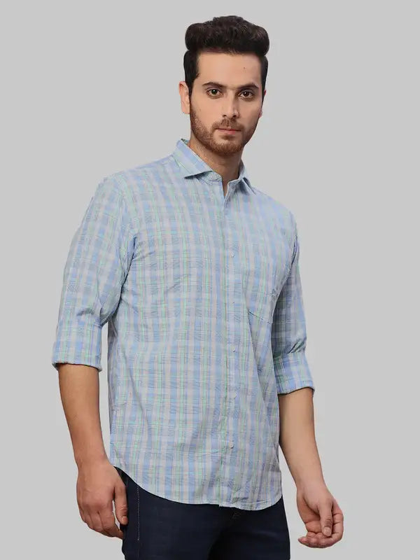 Men Slim Fit Fawn Shirt