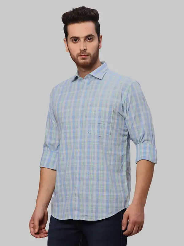 Men Slim Fit Fawn Shirt