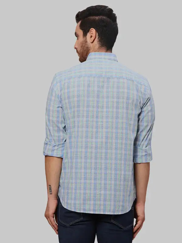 Men Slim Fit Fawn Shirt
