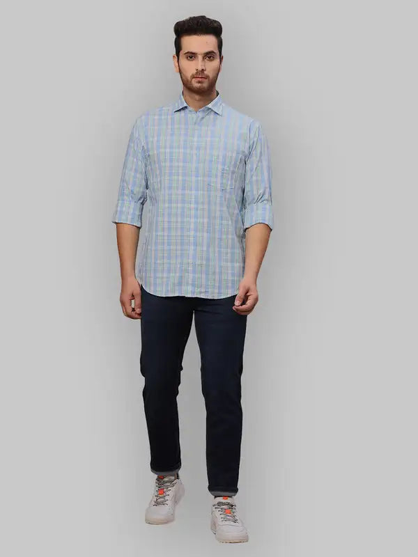 Men Slim Fit Fawn Shirt