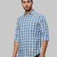 Men Slim Fit Blue Shirt