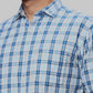 Men Slim Fit Blue Shirt