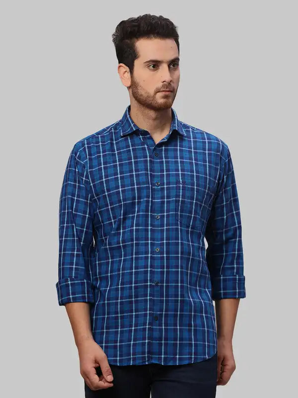 Men Slim Fit Red Shirt