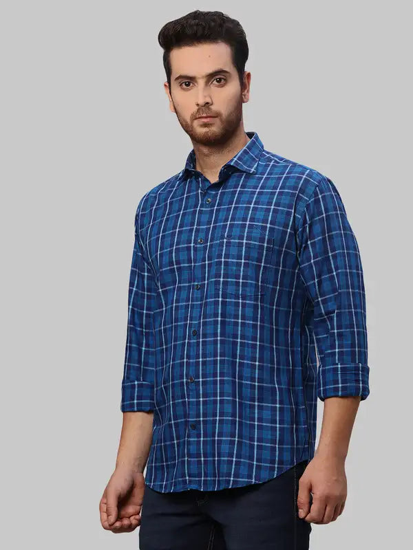 Men Slim Fit Red Shirt