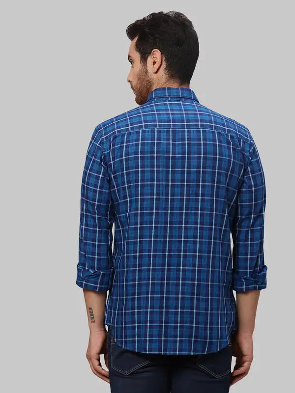 Men Slim Fit Red Shirt