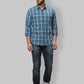 Men Slim Fit Grey Shirt