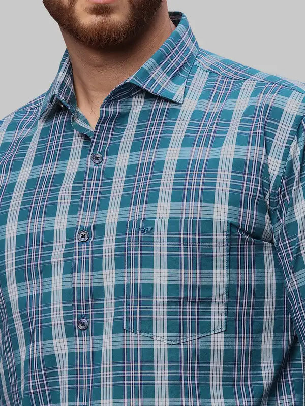 Men Slim Fit Grey Shirt