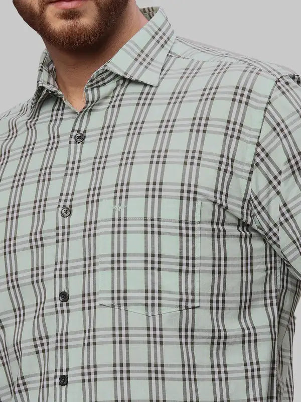 Men Slim Fit Blue Shirt