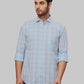 Men Slim Fit Green Shirt