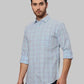 Men Slim Fit Green Shirt