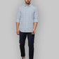 Men Slim Fit Green Shirt