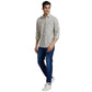 Men Slim Fit Light Yellow Shirt