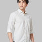 Men Slim Fit Brown Shirt