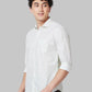 Men Slim Fit Brown Shirt