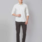 Men Slim Fit Brown Shirt