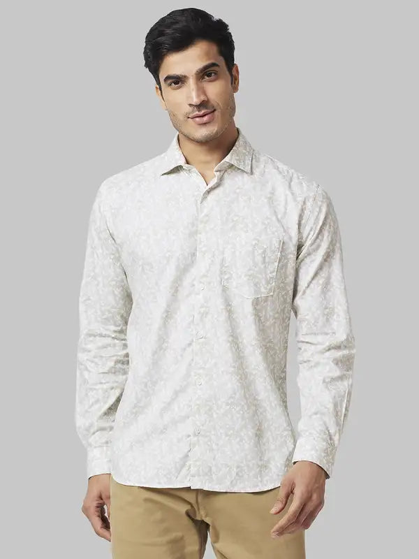 Men Slim Fit Blue Shirt