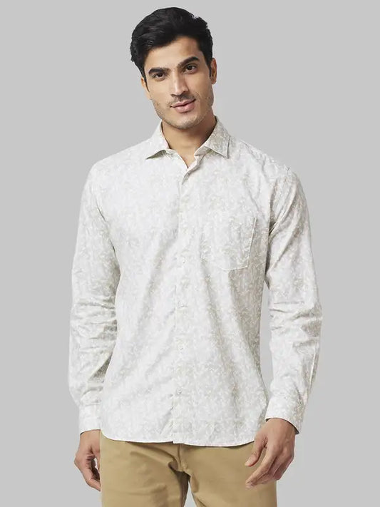 Men Slim Fit Blue Shirt