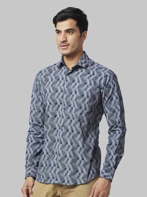 Men Slim Fit White Shirt