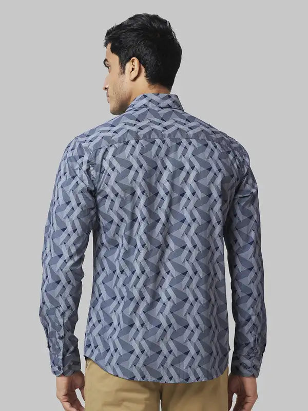 Men Slim Fit White Shirt