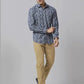 Men Slim Fit White Shirt