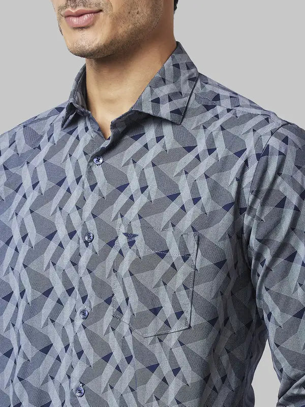 Men Slim Fit White Shirt