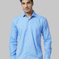 Men Slim Fit Blue Shirt