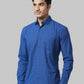 Men Slim Fit Blue Shirt