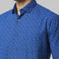 Men Slim Fit Blue Shirt