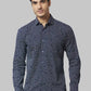 Men Slim Fit Blue Shirt