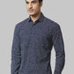 Men Slim Fit Blue Shirt