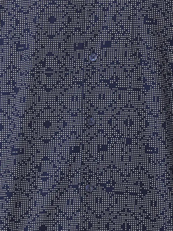 Men Slim Fit Blue Shirt
