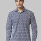 Men Slim Fit Blue Shirt