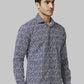 Men Slim Fit Blue Shirt