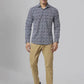 Men Slim Fit Blue Shirt