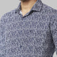 Men Slim Fit Blue Shirt