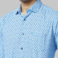 Men Slim Fit Blue Shirt