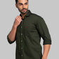 Men Fawn Slim Fit Checks  Cotton   Shirts