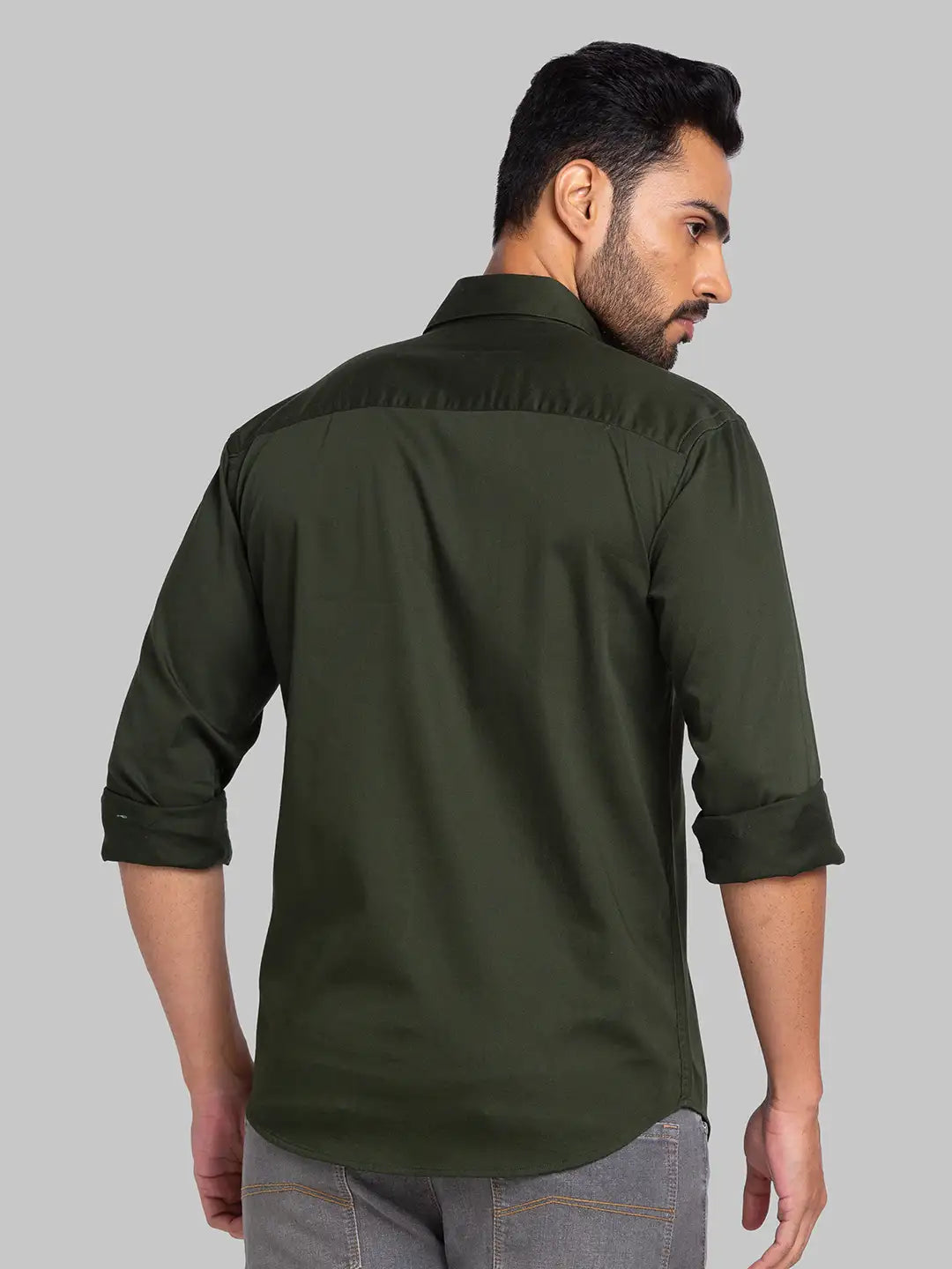 Men Fawn Slim Fit Checks  Cotton   Shirts