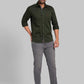 Men Fawn Slim Fit Checks  Cotton   Shirts
