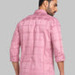 Park Avenue Men Maroon Checks Slim Fit Cotton Shirt