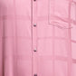 Park Avenue Men Maroon Checks Slim Fit Cotton Shirt
