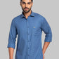 Park Avenue Men White Checks Slim Fit Cotton Shirt