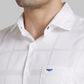 Park Avenue Men Orange Corduroy Slim Fit Cotton Shirt