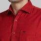 Park Avenue Men Green Print Slim Fit Cotton Shirt