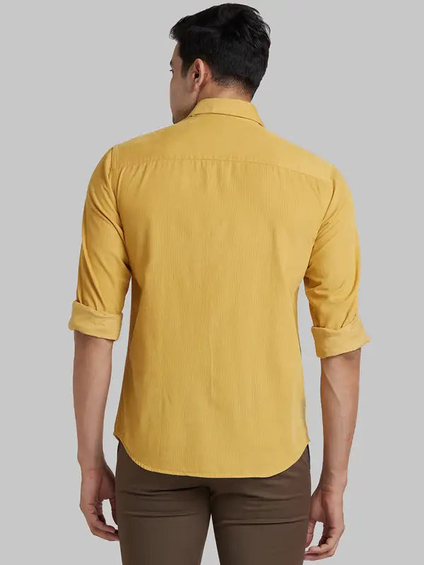 Men Slim Fit Grey Shirt