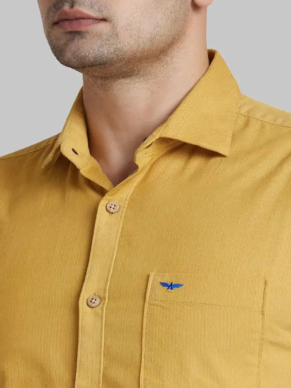 Men Slim Fit Grey Shirt