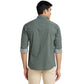 Park Avenue Men Blue Print Slim Fit Cotton Shirt