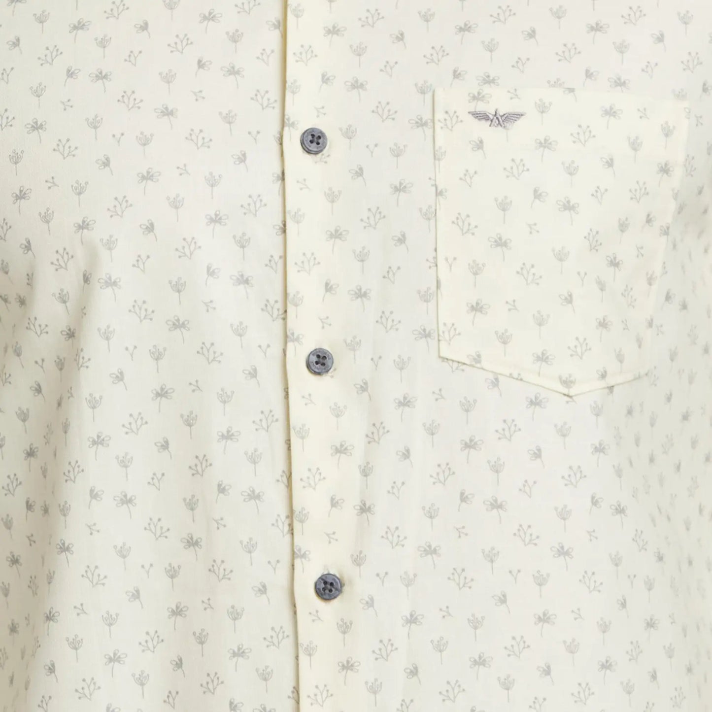 Park Avenue Men Blue Solid Slim Fit Cotton Blend Shirt