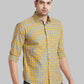 Men Brown Slim Fit Checks  Cotton   Shirts