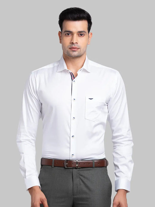 Men Slim Fit Grey Shirt